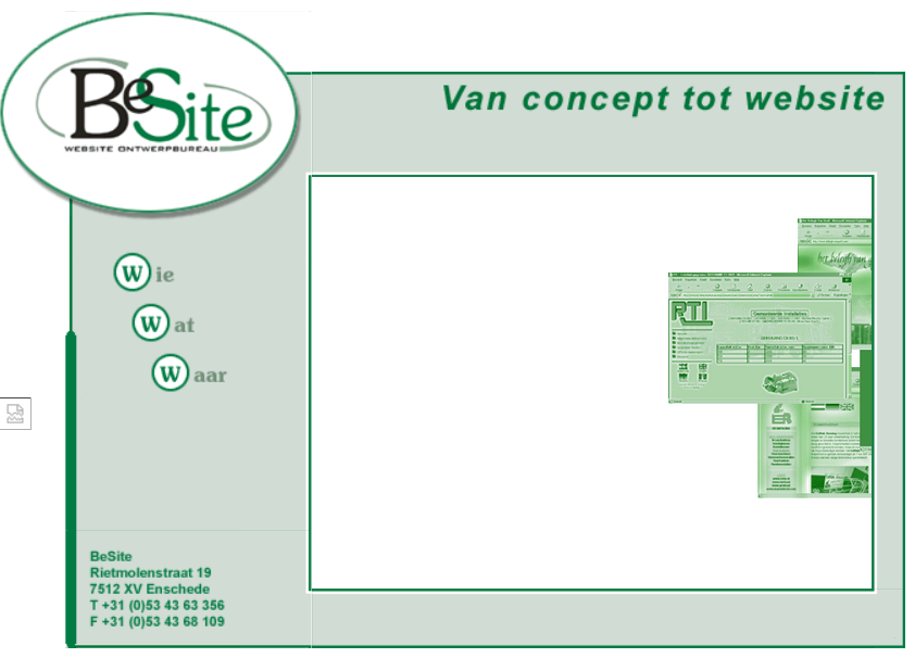 Besite website in 2001